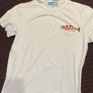 Short sleeve blue top